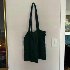 Green Fabric Tote